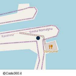 Posizione della concessione balneare Comune di Ravenna, A. 2012, N. 27