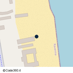 Posizione della concessione demaniale marittima Comune di Cervia, A. 2011, N. 105