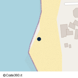 Posizione della concessione balneare Comune di Orbetello, A. 2025, N. 11