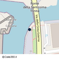 Posizione della concessione demaniale marittima Autorità Portuale di Mar Tirreno Settentrionale, A. 2022, N. 60