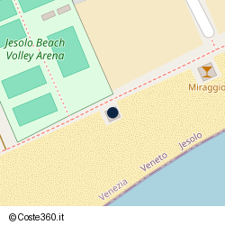 Posizione della concessione balneare Comune di Jesolo, A. 2015, N. 120