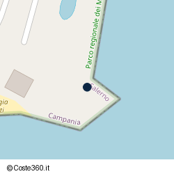 Posizione della concessione demaniale marittima Comune di Vietri Sul Mare, A. 2017, N. 03