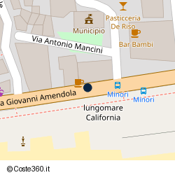 Posizione della concessione balneare Comune di Minori, A. 2008, N. 5