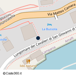 Posizione della concessione balneare Comune di Amalfi, A. 2015, N. 6