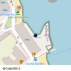 Posizione della concessione balneare Comune di Ischia, A. 2010, N. 04