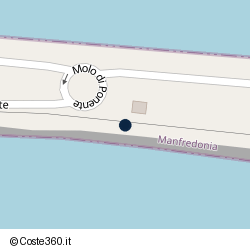 Posizione della concessione demaniale marittima Capitaneria di Porto di Manfredonia, A. 2002, N. 20