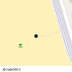 Posizione della concessione balneare Comune di Praia A Mare, A. 2014, N. 4