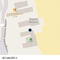 Posizione della concessione demaniale marittima Comune Cervia, A. 2012, N. 05