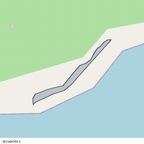 Posizione della spiaggia Spiaggia nei pressi di Via del Banchiere, Monte Sant'Angelo, 71037