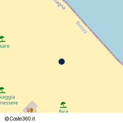 Posizione della concessione balneare Comune di Riccione, A. 2015, N. 523