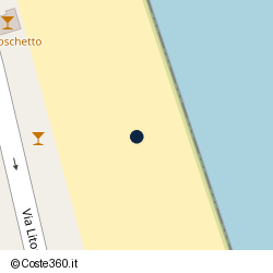 Posizione della concessione balneare Comune di Numana, A. 2019, N. 17