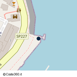Posizione della concessione balneare Comune di Santa Margherita Ligure, A. 2009, N. 47