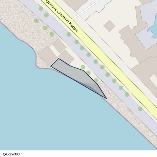 Posizione della spiaggia Spiaggia nei pressi di Mazara del Vallo, 91026