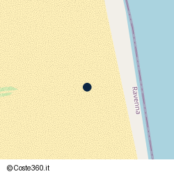 Posizione della concessione demaniale marittima Comune di Ravenna, A. 2025, N. 80681