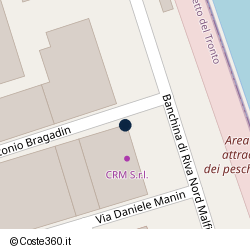 Posizione della concessione demaniale marittima Autorità Portuale di Mar Adriatico Centrale, A. 2025, N. SB08