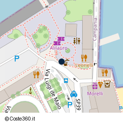 Posizione della concessione demaniale marittima Comune di Sorrento, A. 2025, N. 04