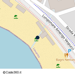 Posizione della concessione demaniale marittima Comune di Levanto, A. 2025, N. 7