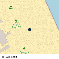 Posizione della concessione balneare Comune di Cesenatico, A. 2012, N. 30