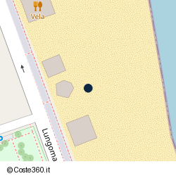 Posizione della concessione demaniale marittima Comune di Porto San Giorgio, A. 2008, N. 235