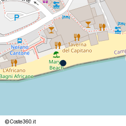 Posizione della concessione demaniale marittima Comune di Massa Lubrense, A. 2011, N. 166