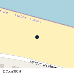 Posizione della concessione demaniale marittima Comune di Corigliano Rossano, A. 2016, N. 4
