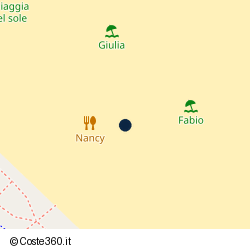 Posizione della concessione demaniale marittima Comune di Riccione, A. 2015, N. 493