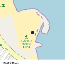 Posizione della concessione demaniale marittima Comune di Santa Margherita Ligure, A. 2004, N. 8