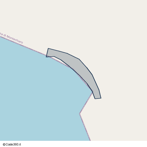 Posizione della spiaggia Spiaggia nei pressi di Palma di Montechiaro, 92044