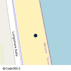 Posizione della concessione demaniale marittima Comune di Martinsicuro, A. 2016, N. 224