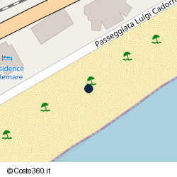 Posizione della concessione balneare Comune di Alassio, A. 2005, N. 05