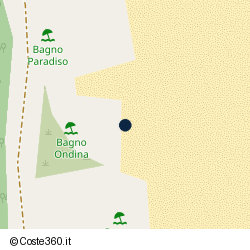 Posizione approssimativa di Ondina