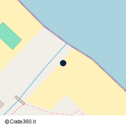 Posizione della concessione demaniale marittima Comune di Fano, A. 2008, N. 105