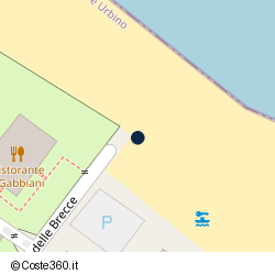 Posizione della concessione demaniale marittima Comune di Fano, A. 2010, N. 10