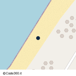 Posizione della concessione balneare Comune di Castiglione Della Pescaia, A. 2009, N. 15