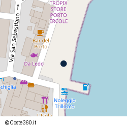 Posizione della concessione demaniale marittima Comune di Monte Argentario, A. 2025, N. 024