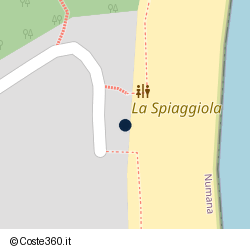 Posizione della concessione balneare Comune di Numana, A. 2019, N. 2