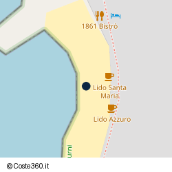 Posizione della concessione balneare Comune di Castellabate, A. 2015, N. 36