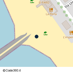 Posizione della concessione balneare Comune di Cecina, A. 2023, N. 157