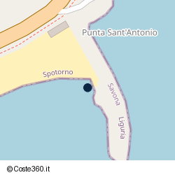 Posizione della concessione demaniale marittima Comune di Spotorno, A. 2025, N. 16
