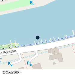 Posizione della concessione demaniale marittima Provv. OOPP Veneto-Trentino-Friuli, A. 2025, N. 25390