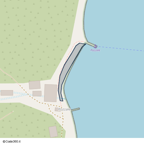 Posizione della spiaggia Spiaggia nei pressi di Sentiero dei Condannati, Porto Venere, 19025