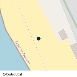 Posizione della concessione balneare Comune di Capaccio, A. 2018, N. 9