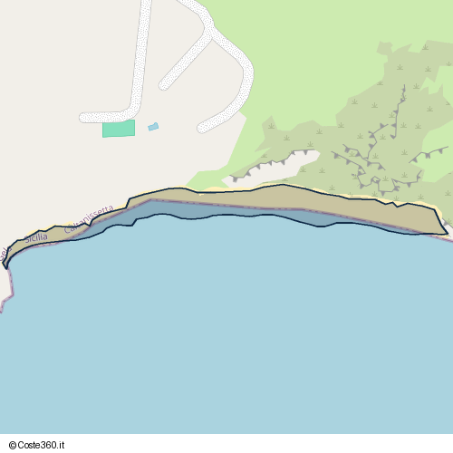 Posizione della spiaggia Spiaggia nei pressi di Gela, 93012