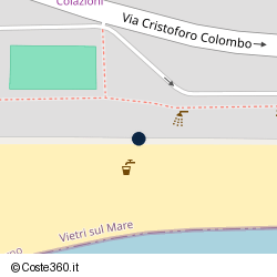 Posizione della concessione demaniale marittima Comune di Vietri Sul Mare, A. 2004, N. 15
