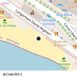 Posizione della concessione demaniale marittima Comune di Moneglia, A. 2015, N. 2