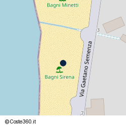 Posizione della concessione demaniale marittima Comune di Levanto, A. 2025, N. 1