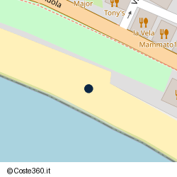 Posizione della concessione balneare Comune di Maiori, A. 2012, N. 05
