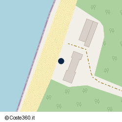 Posizione della concessione balneare Comune di Orbetello, A. 2018, N. 8