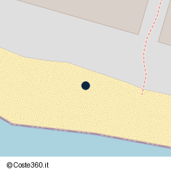 Posizione della concessione balneare Comune di Castiglione Della Pescaia, A. 2009, N. 37