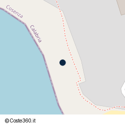 Posizione della concessione balneare Comune di Diamante, A. 2014, N. 31